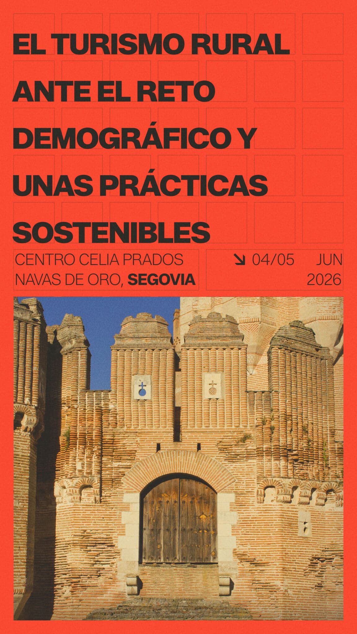 Cartel del XVII Congreso Nacional de Turismo Rural — 4 y 5 de junio de 2026, Navas de Oro, Segovia